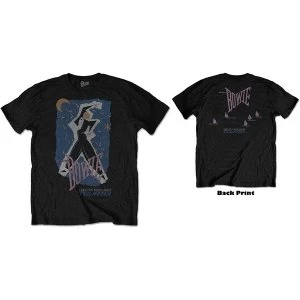 Image of David Bowie - 83' Tour Unisex Medium T-Shirt - Black