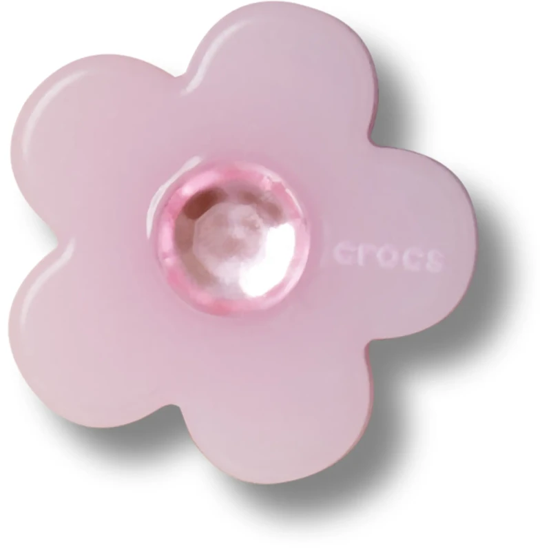 Image of Crocs Jibbitz Crocs Flower with Gem Rose Unisex TU