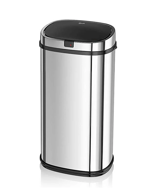 Image of Swan Swan 42L Square Sensor Bin S/Steel Stainless Steel - Swan Stainless Steel MP24501