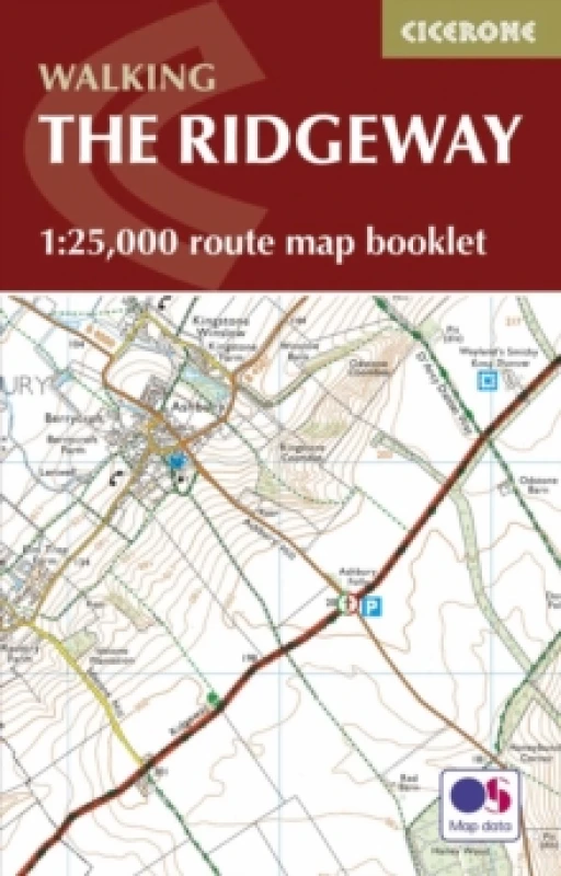 Image of The Ridgeway Map Booklet : 1:25,000 OS Route Mapping Paperback / softback