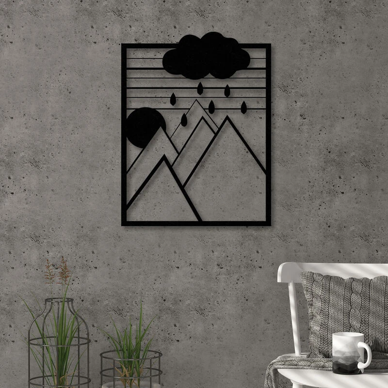 Image of DECORTIE Decortie - metal wall art NO.3 dreamer - Black - Black M.DK.T.13332.4