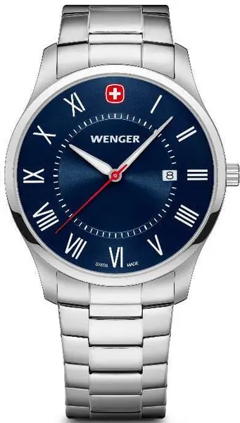 Image of Wenger Watch City Classic Metropolitan Mens - Blue WG-649