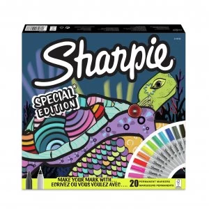 Image of Sharpie Permanent Marker Box Set Assortment - 20 Pack