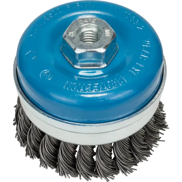 Image of Bosch 0.8mm Knotted Steel Wire Cup Brush 1608614000 Diameter: 90mm