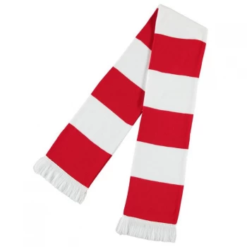 Image of Team Bar Scarf - Red/White