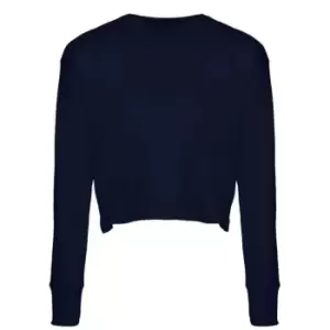Image of Next Level Womens/Ladies Long-Sleeved T-Shirt (M) (Midnight Navy)