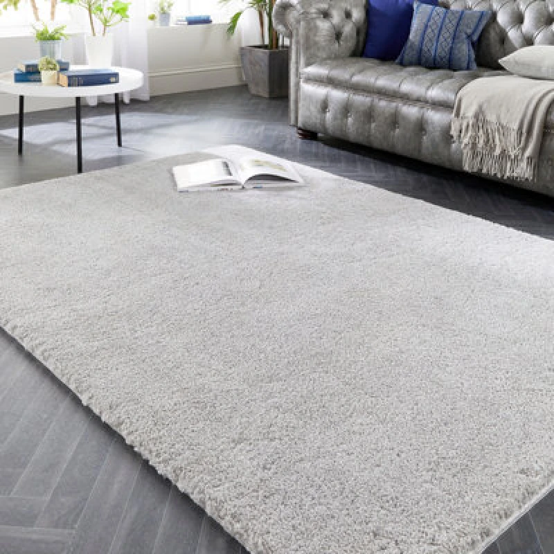 Image of Origins My Lux Washable Shaggy Cosy Rug Silver - Origins - Size: 160X230 Silver 160X230 YK21816