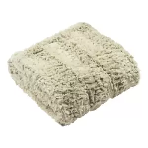 Image of Tundra Faux Fur Throw Natural
