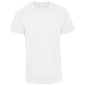 Image of Build Your Brand Unisex Adults Premium Combed Jersey T-Shirt (S) (White)