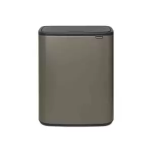 Image of Brabantia Bo Touch Bin 60L - Platinum