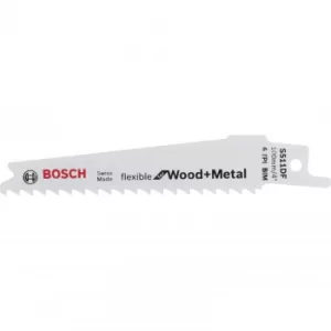 Image of Bosch S511DF Flexible Wood and Metal Cutting Reciprocating Saw Blades Pack of 5