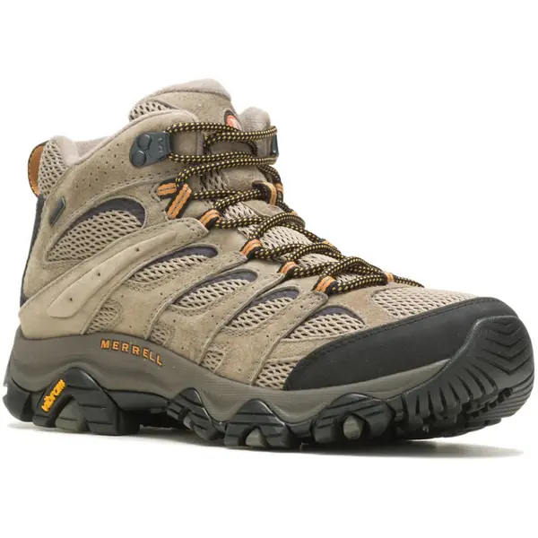 Image of Merrell Mens Moab 3 Mid GTX Waterproof Walking Hiking Boots - UK 8