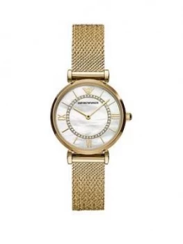 Image of Emporio Armani Gianni AR11321 Women Mesh Bracelet Watch