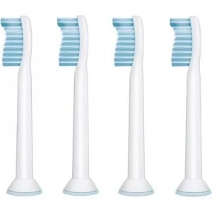 Image of Philips Sonicare Sensitive HX6054/05 Electric Brush Attachments White Toothbrush 4Pcs