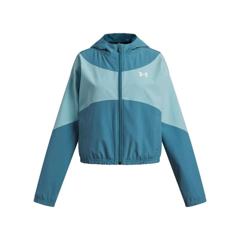 Image of Girl's waterproof jacket Under Armour Rival Bleu Female 12/14 ans