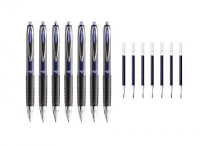 Image of Uniball Signo UMN207 Blue Pen and Refill PK7
