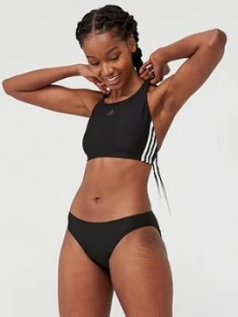 Image of Adidas 3 Stripe Bikini - Black