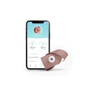 Image of Owlet Smart Sock 3 Dusty Rose Baby Monitor