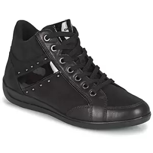 Image of Geox MYRIA womens Shoes (High-top Trainers) in Black,2.5