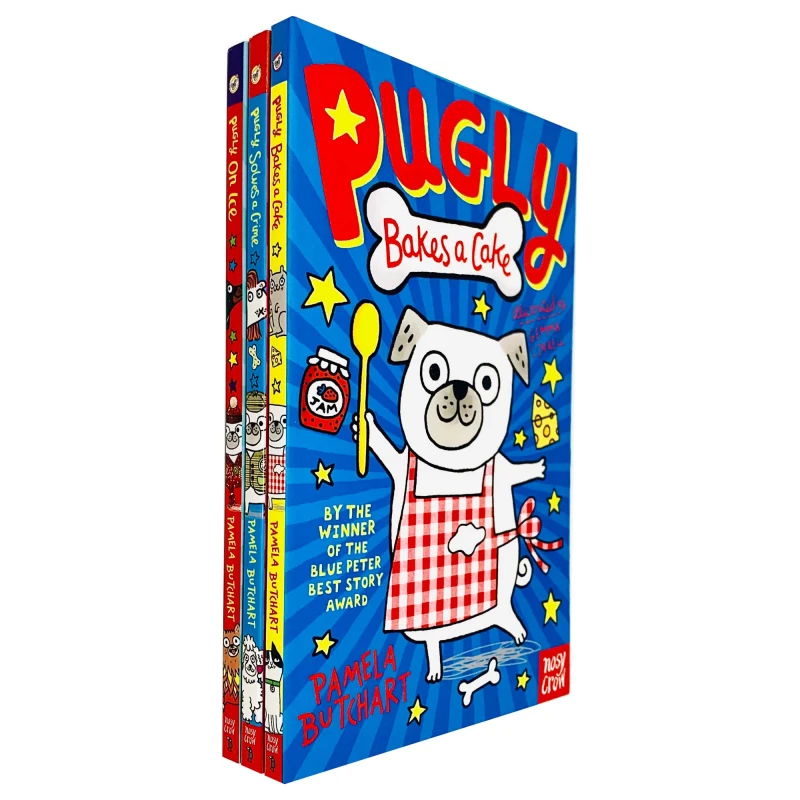 Image of Pugly Pamela Butchart 3 Books Collection Set ( Pugly Bakes a Cake, Solves a Crime ) Pamela Butchart Books