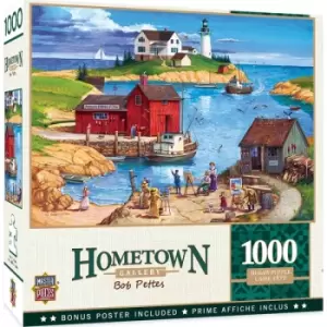 Image of Masterpieces Puzzle Hometown Gallery Ladium Bay Puzzle 1000 piece jigsaw puzzle