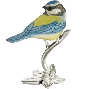 Image of Arora 1500 Natures Realm Blue Tit Bird Figurine, Multicolour, One Size