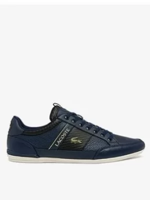 Image of Lacoste Chaymon 0120 1 Cma Trainer, Navy/Black, Size 7, Men