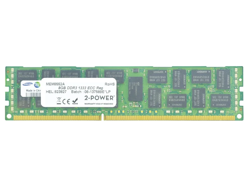 Image of 2-Power 8GB DDR3 1333MHz ECC RDIMM 2Rx4 LV Memory