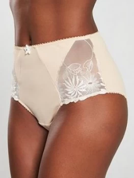 Image of Pour Moi St Tropez High Waist Deep Brief - Oyster, Size 16, Women