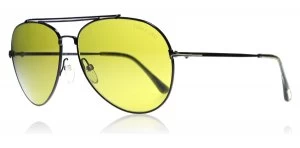 Image of Tom Ford Indiana Sunglasses Shiny Black 01N 60mm