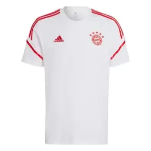 Image of adidas FC Bayern Condivo 22 Training T-Shirt Mens - White