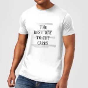 Image of The Best Way To Cut Carbs T-Shirt - White - 3XL