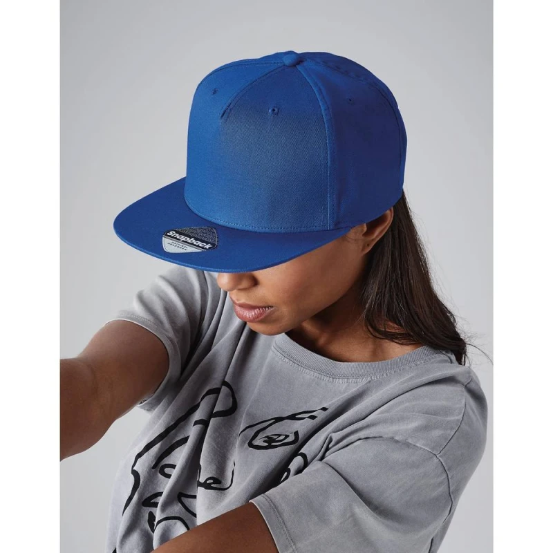 Image of Beechfield Mens Rapper Snapback Cap in Dark Olive Dark Olive Male One Size