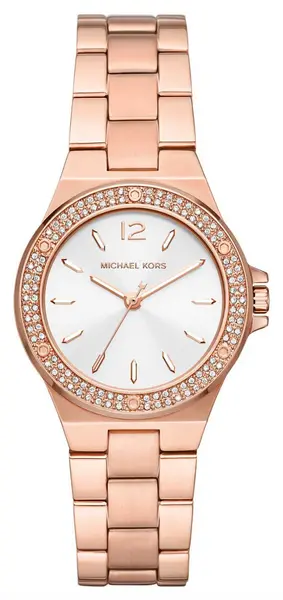 Image of Michael Kors MK7279 Lennox Rose-Gold Toned Womens Watch