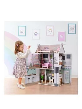 Image of Teamson Kids Olivia'S Little World - Dreamland 3 Side Open Farmhouse Doll House