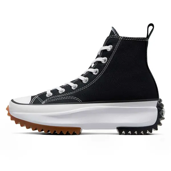 Image of Converse Run Star Hike Hi Womens, Black/white/gum