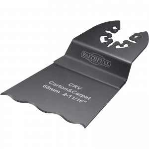 Image of Faithfull MFSER68 Serrated Wavy Edge Plunge Saw Blade 68mm Pack of 1