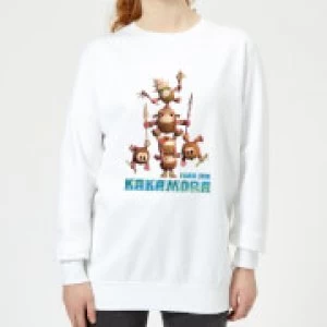 Image of Moana Fear The Kakamora Womens Sweatshirt - White - M