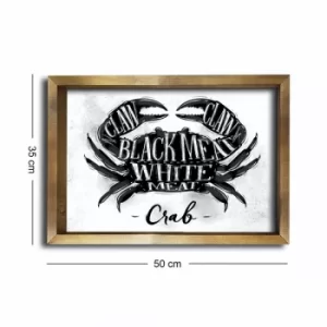 Image of 3550AHS-040 Multicolor Decorative Framed MDF Painting