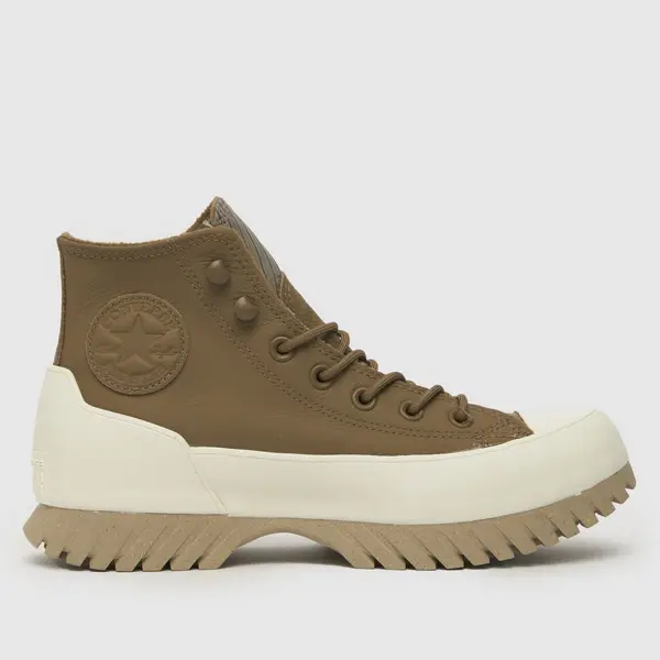 Image of Converse all star lugged 2.0 trainers in tan Tan UK 4 (EU 36½)