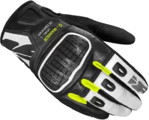 Image of Spidi G-Warrior Motorcycle Gloves, black-white, Size S, black-white, Size S