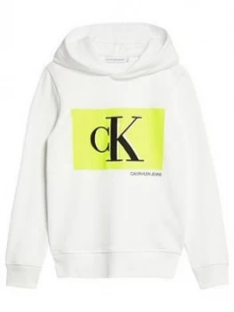 Image of Calvin Klein Jeans Boys Monogram Contrast Hoodie