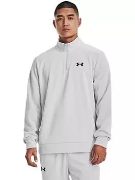 Image of Under Armour Training Armour Fleece 1/4 Zip - Grey, Size XL, Men