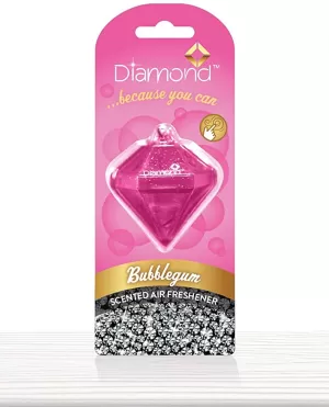 Image of Bubblegum 3D (Pack Of 4) Diamond Air Freshener