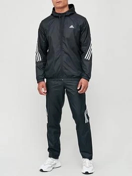 Image of adidas MTS Woven Hooded Track Suit - Black Size XS Men