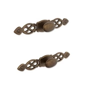 Image of BQ Brass effect Oval Furniture knob L152mm Pack of 1