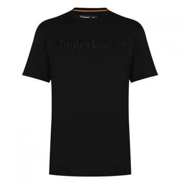 Image of Timberland Heritage T Shirt - Black