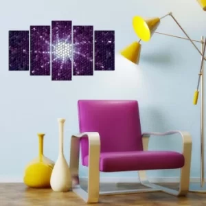 Image of 5PMX-054 Multicolor Decorative MDF Painting (5 Pieces)