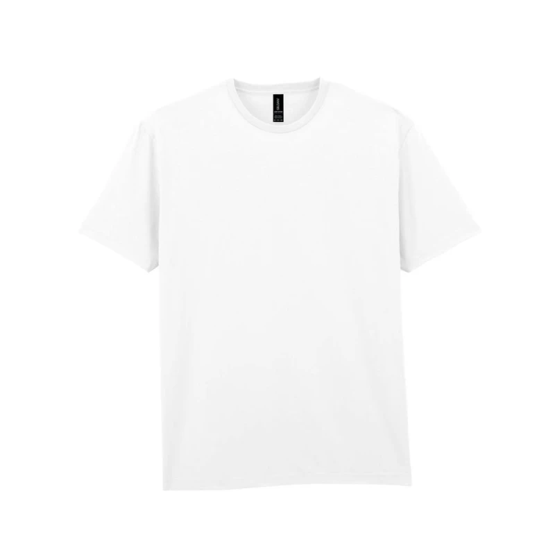 Image of Gildan Mens Cotton Lightweight T-Shirt in White Size: Small White Male S