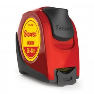 Image of Starrett Exact Tape Measure Imperial Metric 16ft 5m 25mm